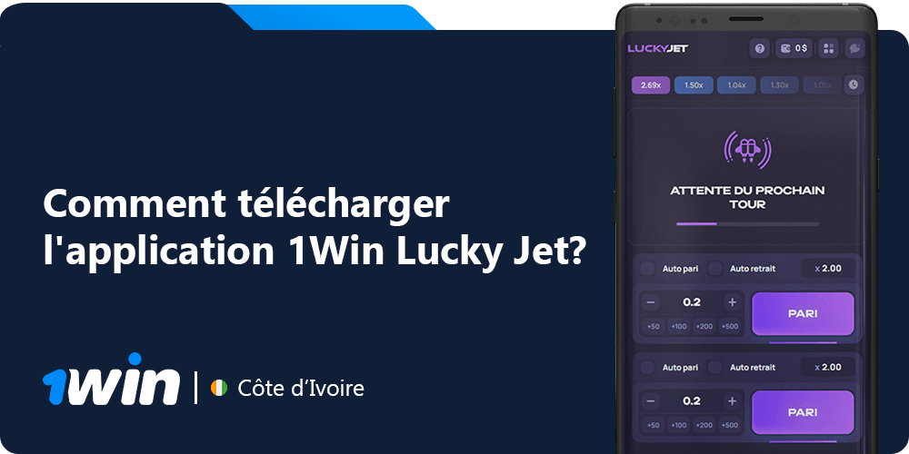 Comment télécharger l'application 1Win Lucky Jet?